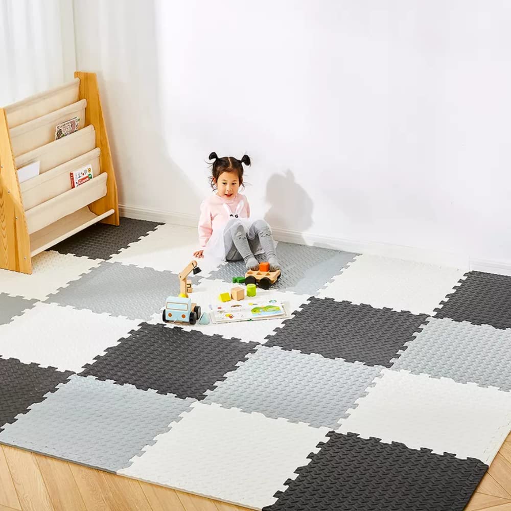 Signatron Puzzle Flooring || Kids Interlocking Play Mat || Baby Play Mat || Play Mats For Kids || 12 Mm Thick (6 Tiles  24 Sq F
