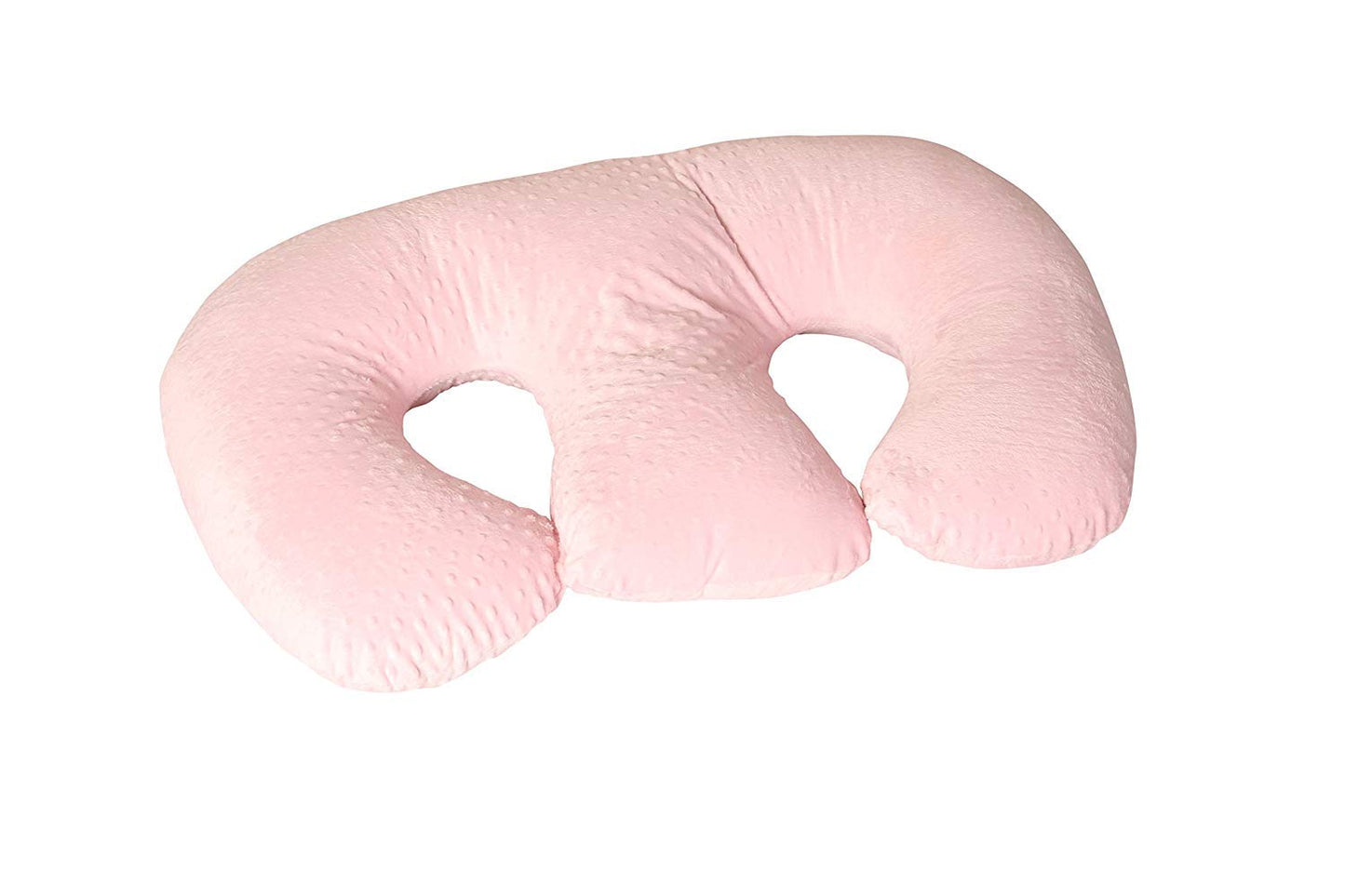 The Twin Z Pillow - Pink - 6 Uses In 1 Twin Pillow ! Breastfeeding, Bottlefeeding, Tummy Time, Reflux, Support And Pregnancy Pil