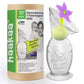 Haakaa Manual Breast Pump With Suction Bottom And Purple Stopper (4Oz/100Ml)