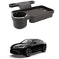 Oshotto (FT04) Foldable Car Auto Headrest Rear Back Seat Table Drink Food Cup Tray Holder Compatible with Lamborghini Urus  Bl
