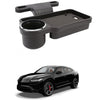 Oshotto (FT04) Foldable Car Auto Headrest Rear Back Seat Table Drink Food Cup Tray Holder Compatible with Lamborghini Urus  Bl