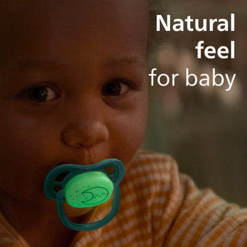 Philips Avent Ultra Air Pacifier - 4 X Light, Breathable Glow-In-The-Dark Baby Pacifiers For Babies Aged 6-18 Months, Bpa Free W