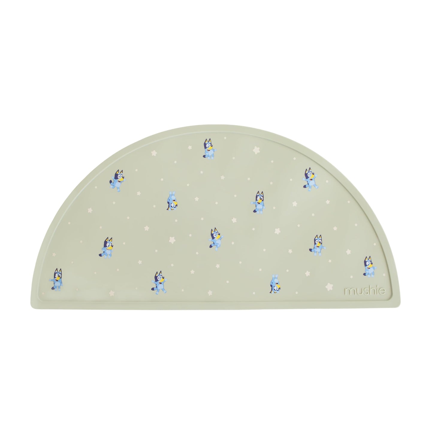mushie x Bluey Silicone Placemat for Kids | BPA-Free Non-Slip Design (Bluey Sage)