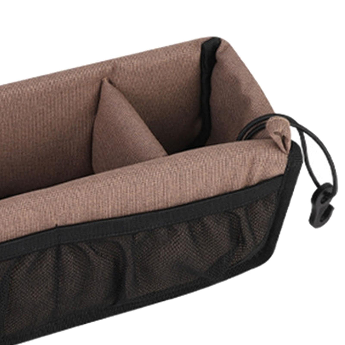 ATORSE Stroller Hanging Organizer Bag Lightweight for Shopping for Snacks Water Cup Brown|Baby|Strollers & Accessories|Stroller 