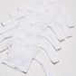 Gerber Baby 6-Pack Long-Sleeve Side-Snap Mitten-Cuff Shirt, White, Newborn