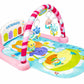 Ucravo Play Gym Mat For Babies, 5In1 Indian Musical Keyboard Mat Piano Mat, Portable Baby Playing Mat For New Born With 5 Hang