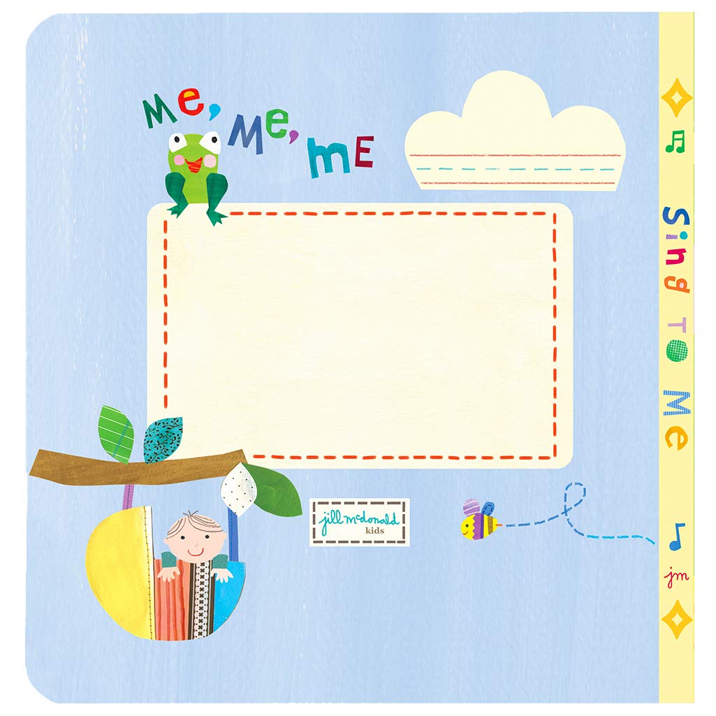 C.R. Gibson Sing to Me Lullaby Book for Babies, 10 x 8.7 x 0.5 inches, 1 piece