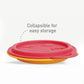 Collapsible Silicone Bowl, Convenient Baby Snack Container, Bpa & Phthalate Free, 6 Month+