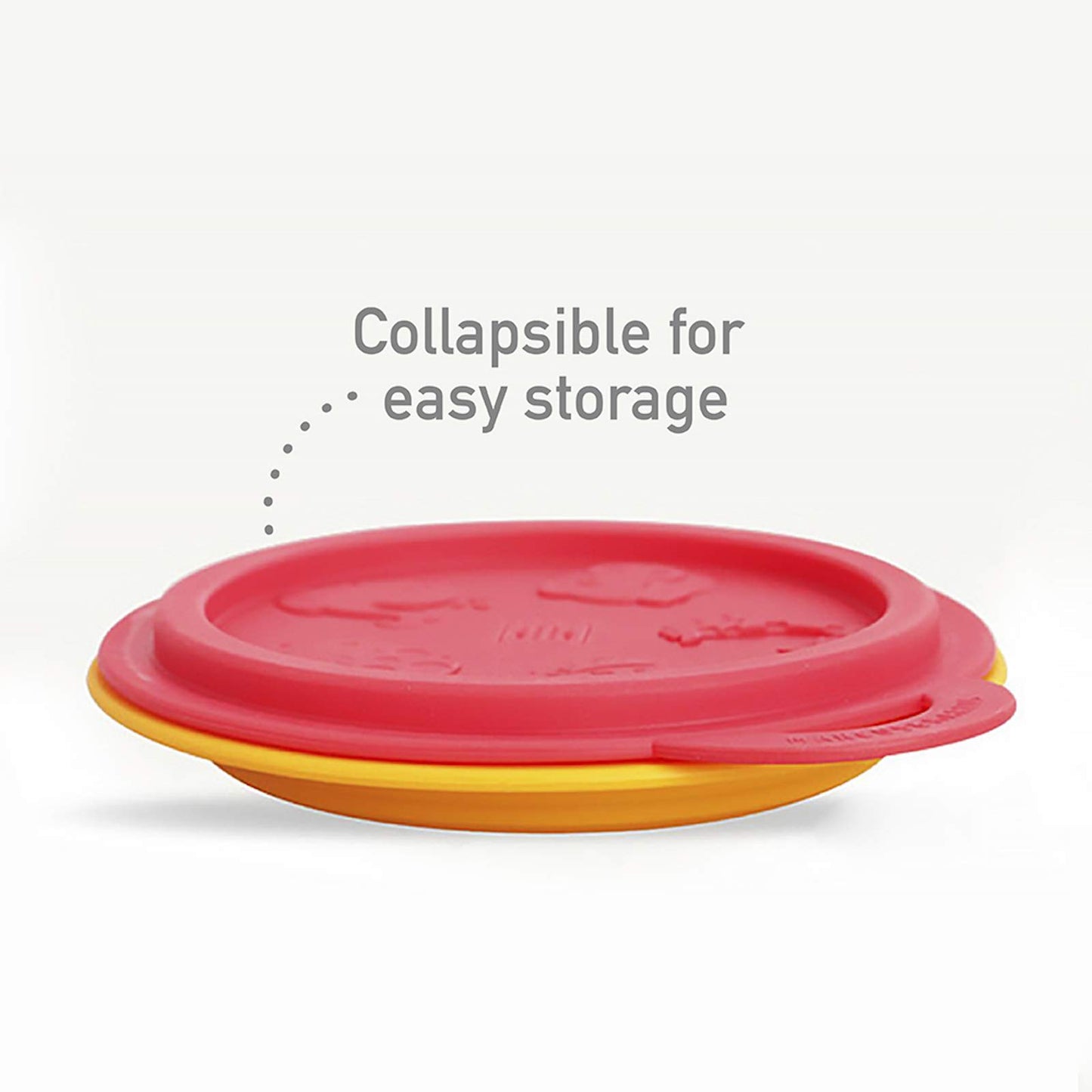 Collapsible Silicone Bowl, Convenient Baby Snack Container, Bpa & Phthalate Free, 6 Month+