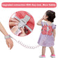 Toddler Harness Leash + Anti Lost Wrist Link, Accmor Kids Harnesses Children Leashes For Girls, Cute Deer Baby Walking Holder An