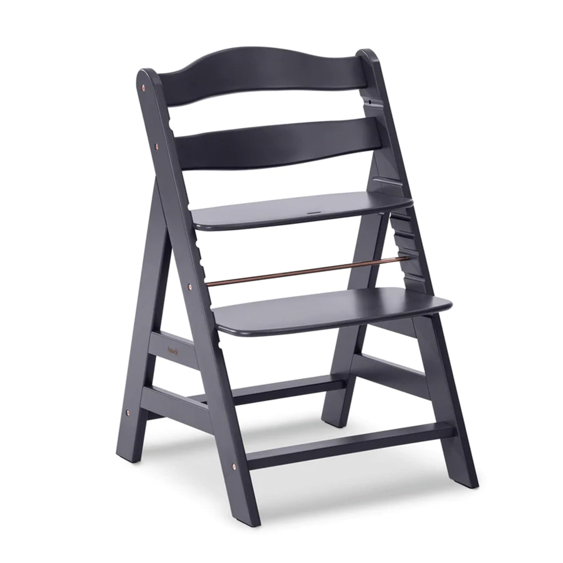 hauck Alpha+ High Chair for Children from 6 Months up to 90 kg, Elegant Look, Includes Protective Bar, 5-Point Harness and Crotc