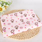 2Pcs Pack Monvecle Baby Infant Waterproof Cotton Changing Pads Washable Resuable Diapers Liners Mats (2Pcs Pink-28'X20')