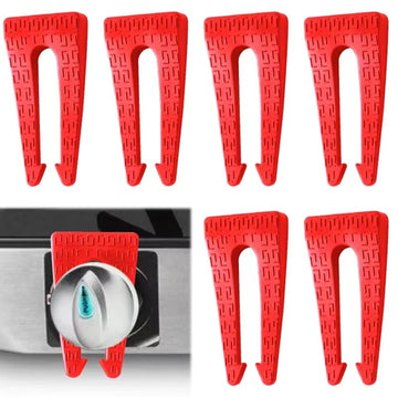 Gas Stove Knob Locks, Silicone Oven Knob Locks For Baby And Pets Safety (6 Pack, Red)