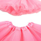 Bgfks 5 Layered Toddlers Tulle Tutu Skirt For Girls With Headband For Baby Girl 0 To 36 Months (Pink, M,6-24 Months)