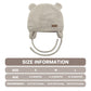 Duoyeree Kids Baby Hat Soft Warm Cable Knit Beanie Toddler Girl Fall Winter Hats(Apricot,12-18 Months)
