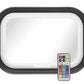 Goldbug Glow Mirror - Xl Rear-Facing Baby Car Seat Mirror With Adjustable Led Lighting & Remote Control