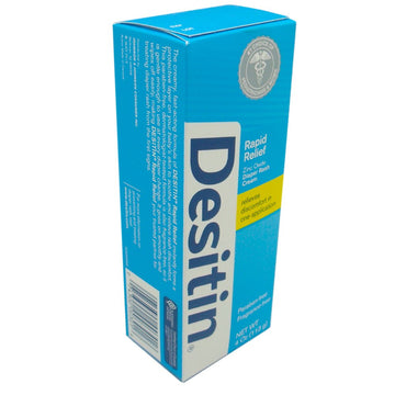 Desitin Daily Defense Baby Cream with Zinc Oxide to Treat, Relieve & Prevent Diaper Rash, Hypoallergenic, Dye, Phthalate & Paraben-Free, 4 Oz-New Condition