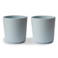 Mushie Dinnerware Cups For Kids | Made In Denmark, Set Of 2 (Powder Blue)