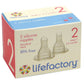 Lifefactory - Vented Silicone Nipples (Stage 2)