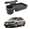 Oshotto (FT04) Foldable Car Auto Headrest Rear Back Seat Table Drink Food Cup Tray Holder Compatible with Volkswagen Vento  Bl