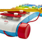 Fisher-Price Toddler Pull Toy, Classic Xylophone Pretend Musical Instrument with Mallet and Rolling Wheels for Ages 18+ Months
