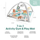 The Peanutshell Unisex Baby Play Gym & 7-In-1 Play Mat - Playmat Baby Toys 0-6, 6-12 Months Tummy Time Mat With Hanging Toys, So