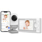 Chillax Daily Video Baby Monitor - WiFi Smart Baby Monitor with Camera & Parent Unit,App Support,HD Camera, Privacy Protection W