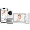 Chillax Daily Video Baby Monitor - WiFi Smart Baby Monitor with Camera & Parent Unit,App Support,HD Camera, Privacy Protection W