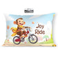 Brizberry Kids Pillow Cushion With Super Soft Fabric | Animal & Cartoon Prints | 12X18 Inches (Design 26)