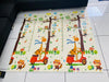 Wengty Double Sided Water Proof Giraffe Mat Extra Large Reversible Baby Play Mat, Bpa Free Learning & Crawling Foldable Foam Mat