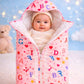 Baby Sleeping Bag for Newborn | Soft Cotton Baby Swaddle Wrap with Hood & Zipper | Infant Sleeping Sack | Newborn Baby Cocoon Sl