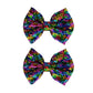 Koolgil 5-inch Glitter Sequins Bow Hair Clips Sparkly Cheer Barrettes Alligator Hairpins for Baby Girls, Kids, Teens and Women A