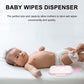 Healifty Portable Wipes Dispenser Baby Wipe Holder Portable Wipes Case Reusable Refillable For Outdoor Travel Wipe Carrying Pouc