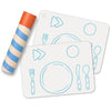 Aplainr Montessori Placemat For Kids, Silicone Mats For Toddlers, Table Setting Placemats For Children, Non Slip, 16 X 12 Inch,
