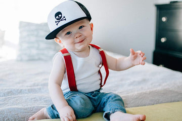 Born To Love, Baby Hats -Toddler Boy Outfit - Infant Sun Hat, Toddler Baseball Hat, Newborn Youth Flat Brim Mesh Trucker Surf Sk