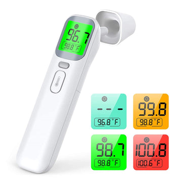 Wellue Touchless Baby Thermometer, Infrared Forehead And Ear Thermometer, Medical Temporal Thermometer For Adults, Kids, Babies,