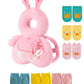 Head Safety Protector Pad For Baby Toddler Walker,Infant Talking Head Protection Backpack Cushion (Z Pink Bunny Sets)