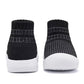 Baby Shoes Girls Boys Baby Sock Shoes With Grip Infant First Walking Sneaker Toddler Slipper Non Slip 12-15 Months Black