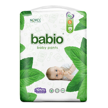 Babio Baby Pants Diaper With Extra Comfort And Dryness  S (56 Pieces)  S (56 Pieces)