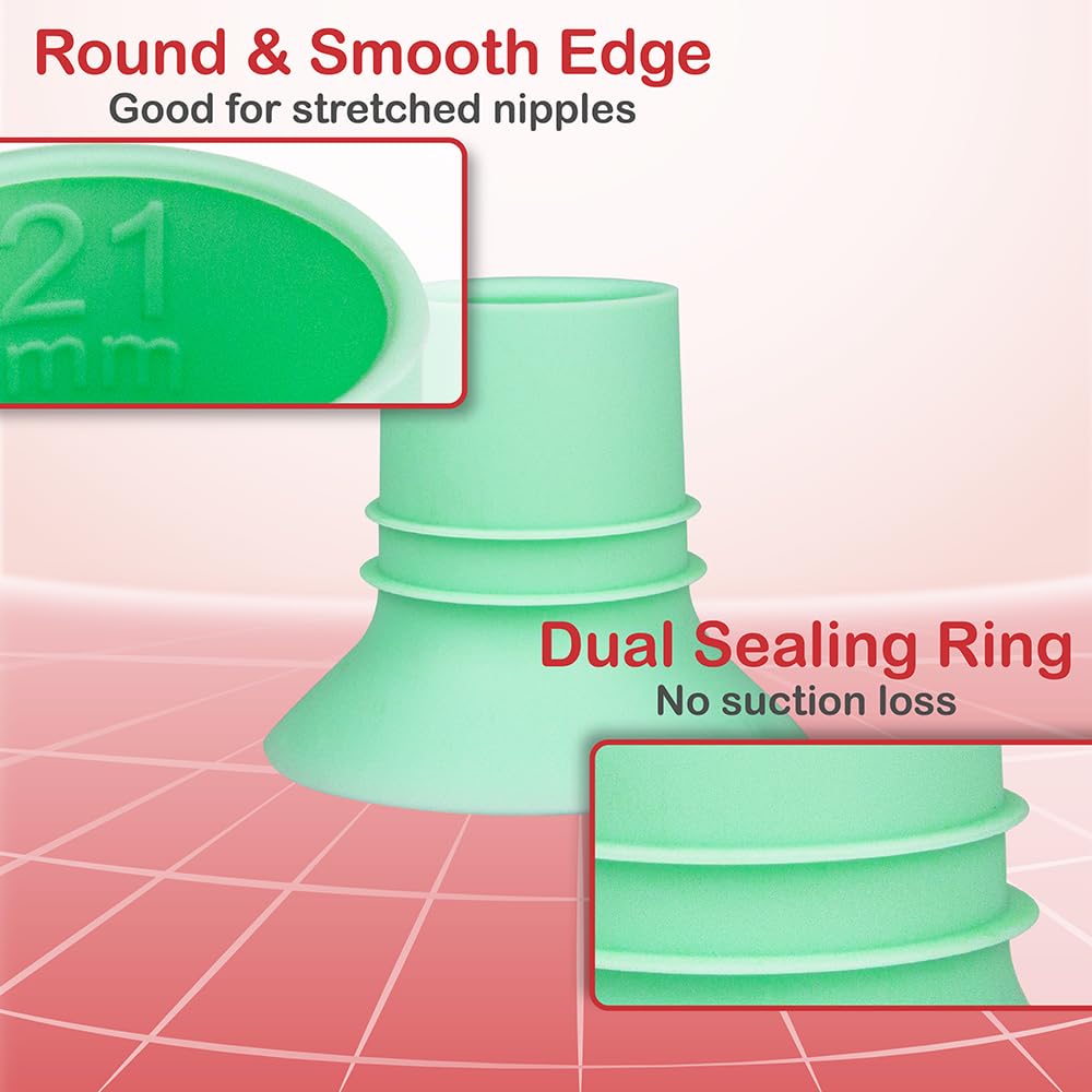 Nenesupply 1St Generation 21Mm Flange Insert Compatible With Elvie Flange Pump Parts Elvie Stride Flange Medela Momcozy Spectra