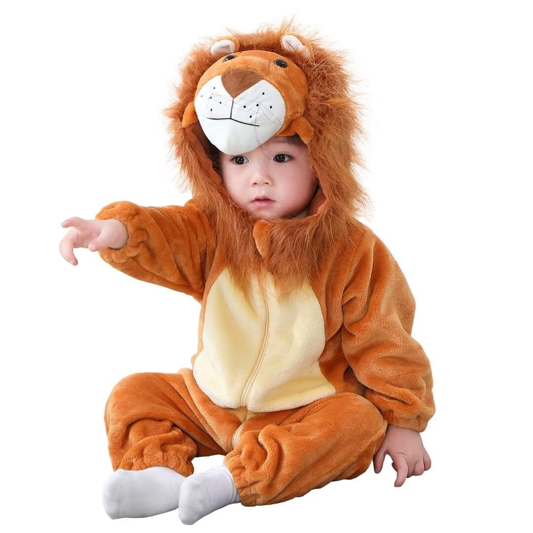Qiaoniuniu Halloween Baby Lion Costumes With Mane, Toddler Outfit Infa – Cutebab WBBAPB0D5B4T1XH