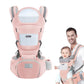 Snowie Soft 6 In 1 Baby Carrier Hip Seat Travel Kangaroo Hip Seat With Detachable Belt Multifunctional Seats With Storage Design