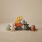mushie Vehicles Bath Toys Play Set for Toddlers | 100% Food Grade Silicone | Mold Free, Pack of 4