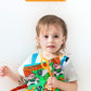 Jollybaby Baby Cloth Books, Touch & Feel Crinkle Soft Books, for Infants Babies, Toddler Early Educational Interactive Stroller