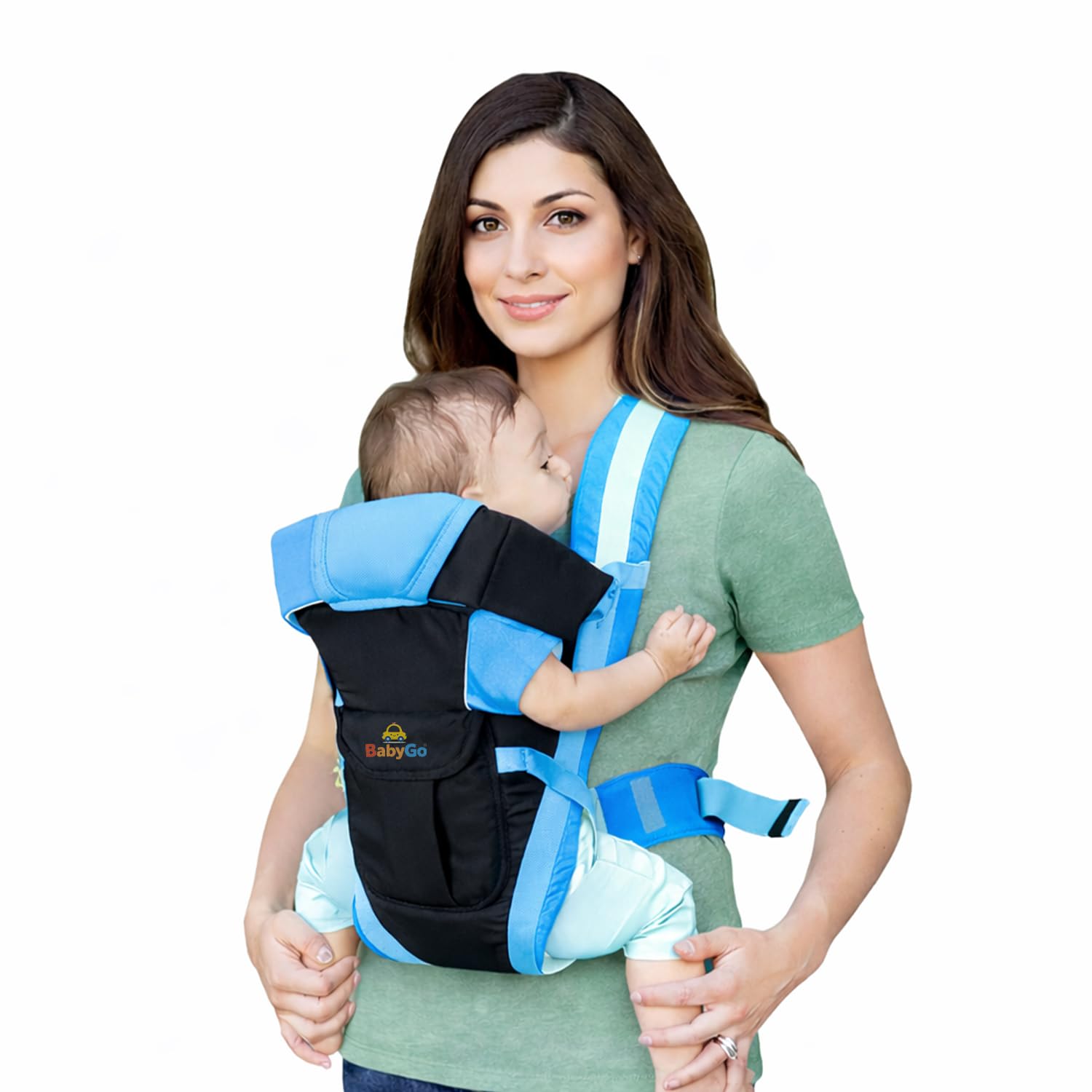 Babygo Kid Seat Baby Hip Carrier 4In1 Adjustable Baby Carrier Cum Kangaroo Bag|For 6 To 24 Months Baby|Newborn To Toddler Carr