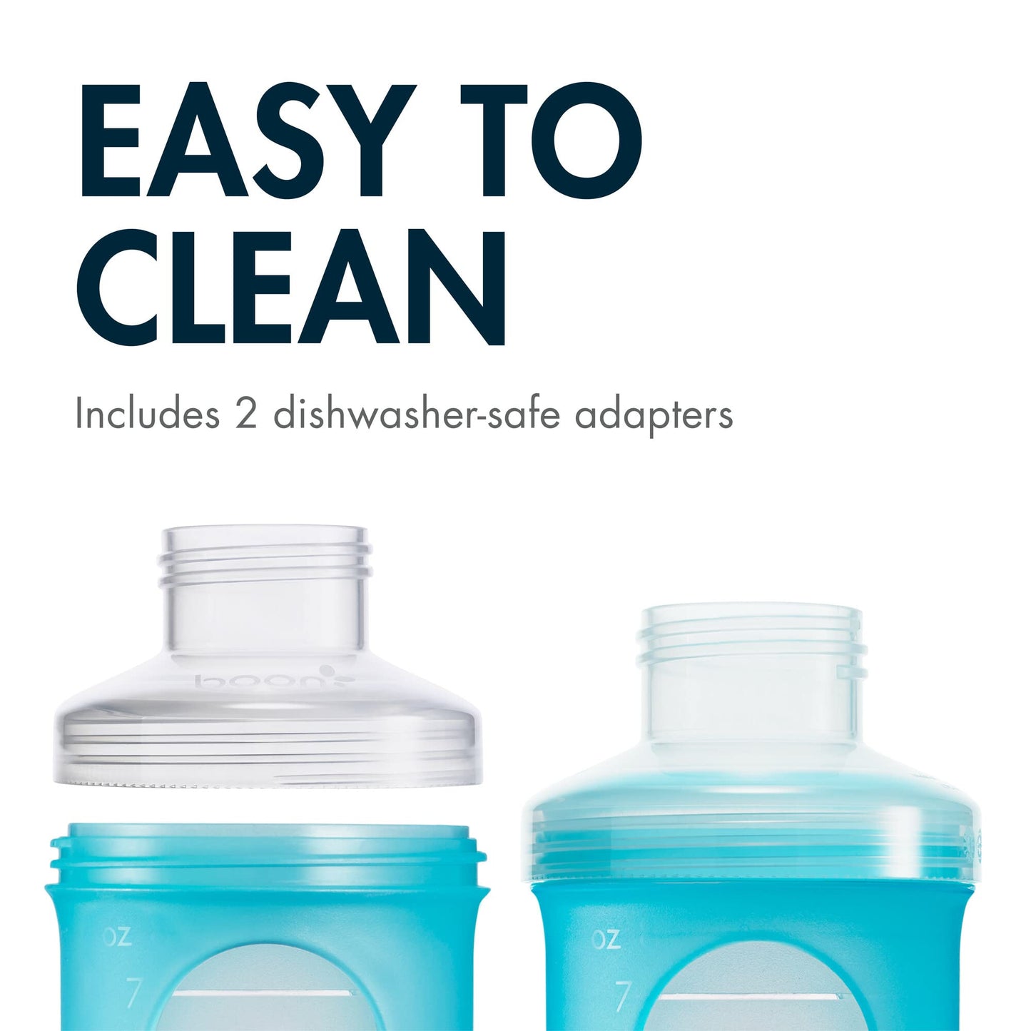 Boon Nursh Medium Neck Breast Pump Adaptor - Works With Medela Breast Pumps - Compatible Nursh Bottles - Breastfeeding And Bottl