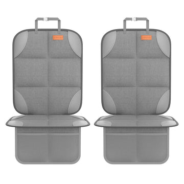 Smart Elf 2 Pack Car Seat Protector - 600D Fabric Waterproof Carseat Protector With Thickly Padded To Protect Your Car Seats Fro