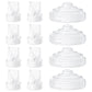 TOVVILD 12 Pack Pump Parts, 8PCS Duckbill Valves 4PCS Silicone Diaphragm Compatible with Momcozy M5, Replace Mom Cozy M5 Replace