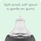 Nuk Simply Natural Medium Flow Baby Bottle Nipples