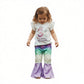 Honganda Toddler Baby Girl Birthday Mermaid Outfit 2nd 3rd 4th T-shirt Top with Mermaid Pants Summer Cake Smash Clothes Set (Thr
